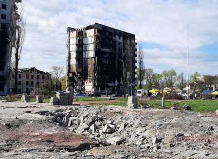 Най-малко 10 ранени при ракетен обстрел по Киев