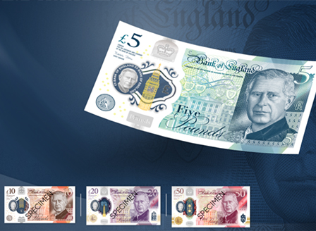 Показаха новите банкноти с лика на крал Чарлз III