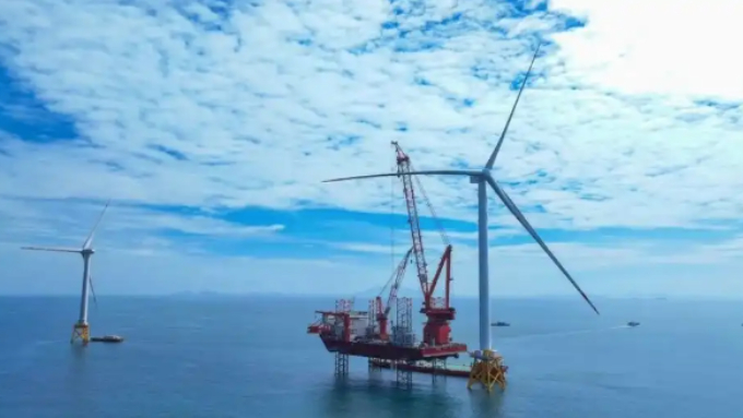 Китай построи 16MW вятърна турбина в морето за 24 часа