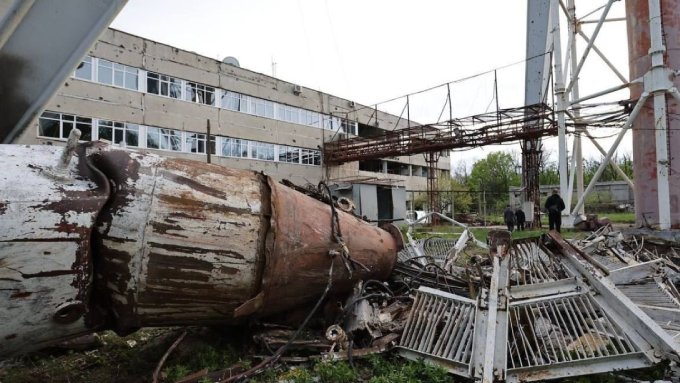 Русия разруши 240-метровата тв кула в Харков
