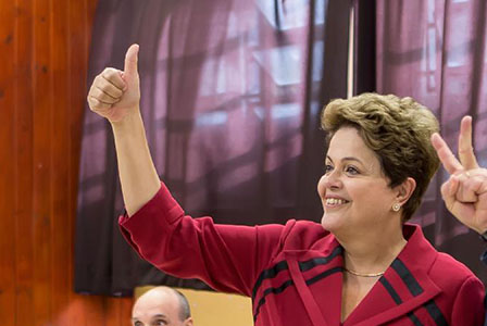 Дилма Русеф води на първия тур от президентските избори в Бразилия
