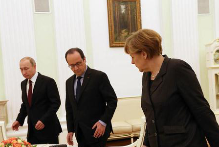 Москва, Париж и Берлин работят върху нов план за решаване кризата в Украйна