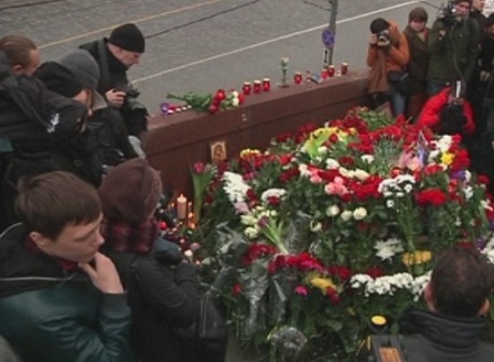 Траурно шествие в памет на Борис Немцов започва следобед в Москва