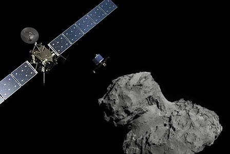 Роботът Фила се събуди на повърхността на комета