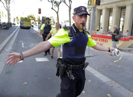 Терористична атака в испанския град Барселона