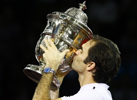Федерер спечели за осми път турнира в Базел