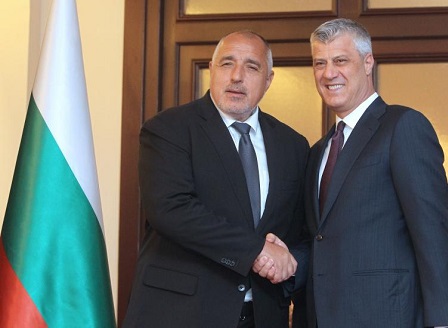 Премиерът Бойко Борисов пристигна на посещение в Косово