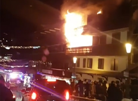 Пожар в зимен курорт взе жертви