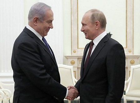 Израелският премиер Нетаняху и руският президент Путин се срещнаха в Москва
